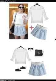 蕾丝欧美风套装图片,浪漫与优雅的完美融合